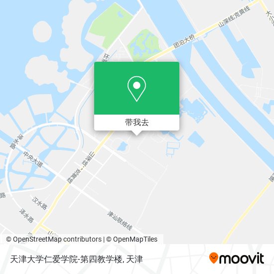 天津大学仁爱学院-第四教学楼地图