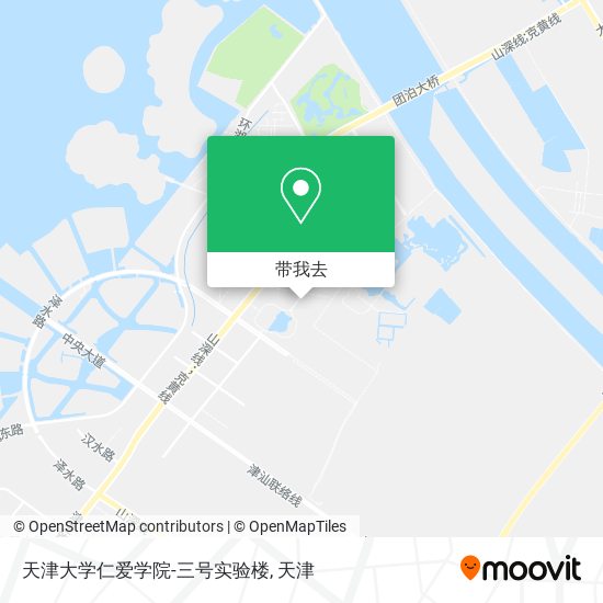 天津大学仁爱学院-三号实验楼地图
