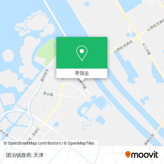 团泊镇政府地图