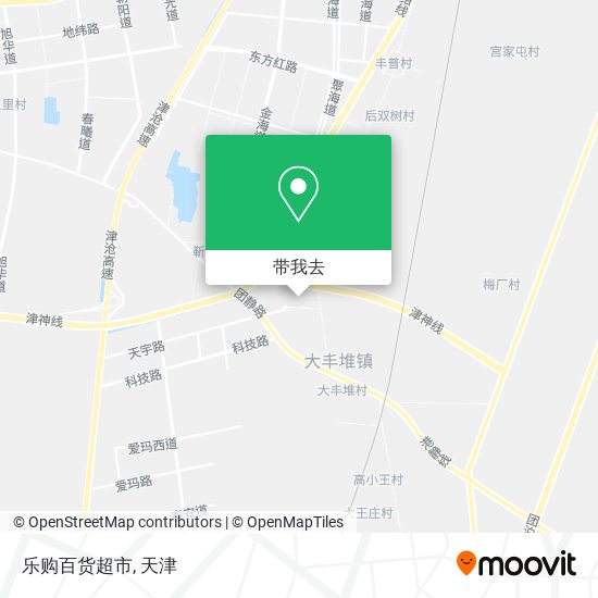 乐购百货超市地图
