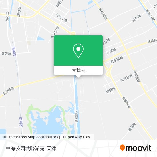 中海公园城聆湖苑地图