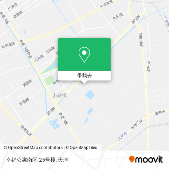 幸福公寓南区-25号楼地图
