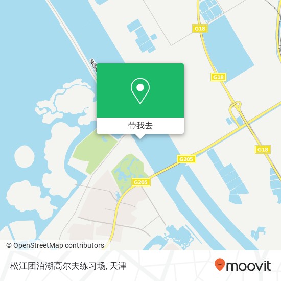 松江团泊湖高尔夫练习场地图