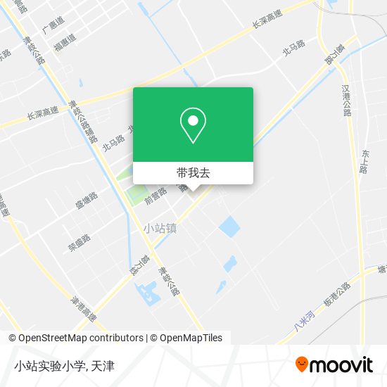 小站实验小学地图