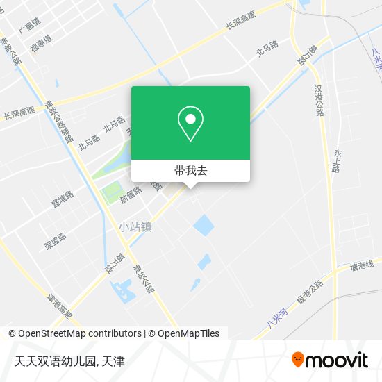 天天双语幼儿园地图