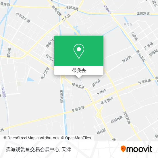 滨海观赏鱼交易会展中心地图
