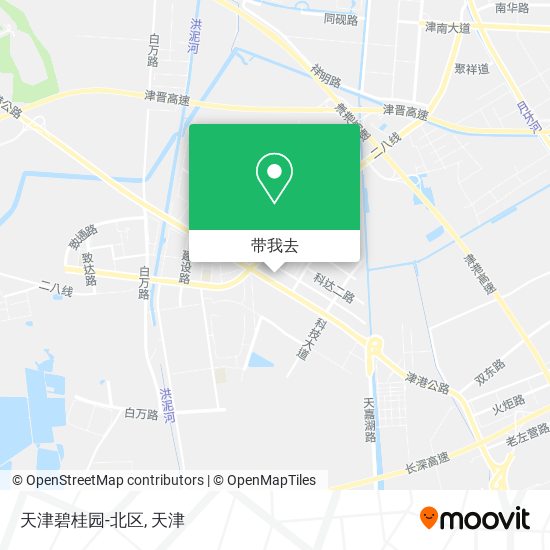 天津碧桂园-北区地图