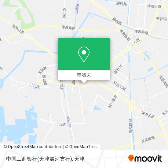 中国工商银行(天津鑫河支行)地图