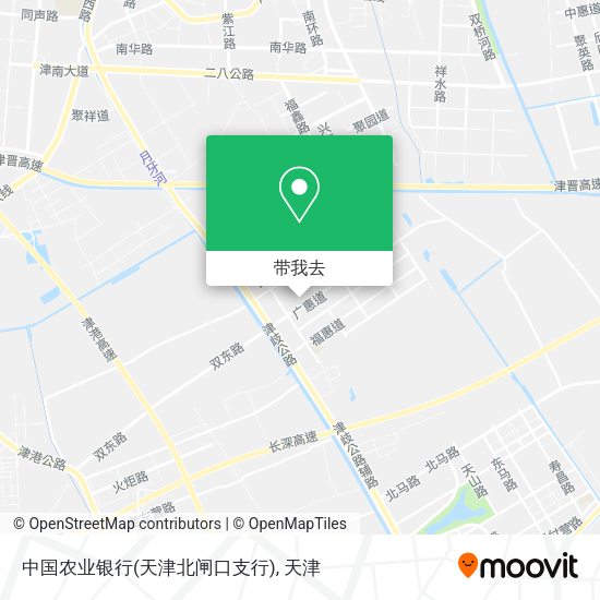 中国农业银行(天津北闸口支行)地图