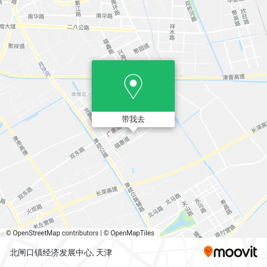 北闸口镇经济发展中心地图