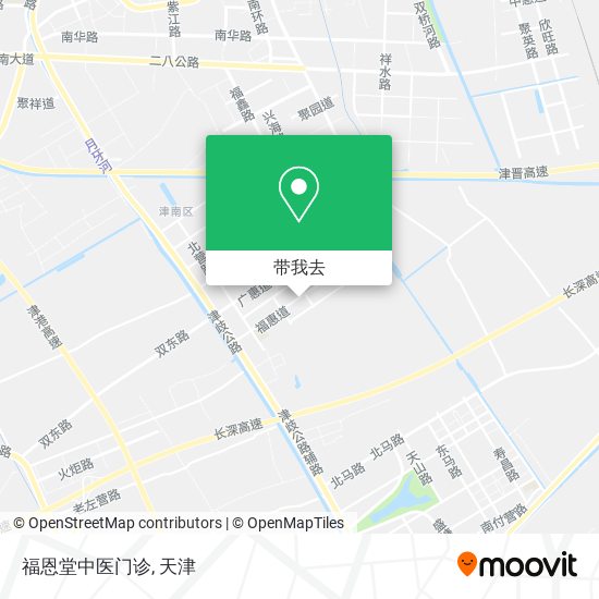 福恩堂中医门诊地图