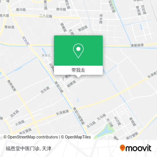 福恩堂中医门诊地图
