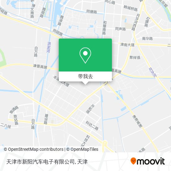 天津市新阳汽车电子有限公司地图