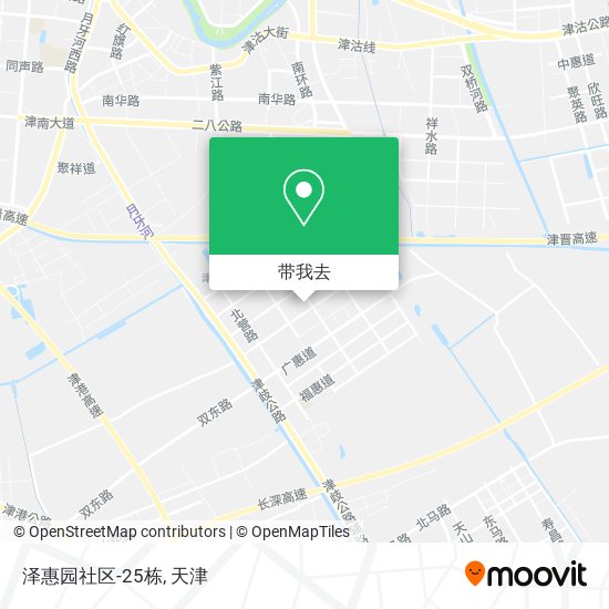 泽惠园社区-25栋地图