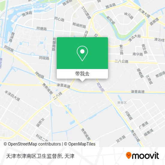 天津市津南区卫生监督所地图