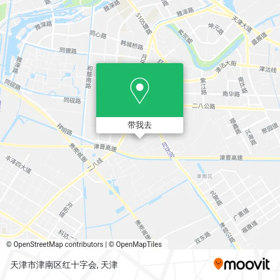 天津市津南区红十字会地图