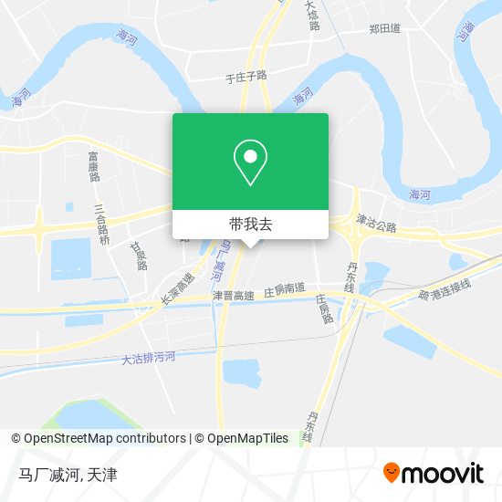 马厂减河地图