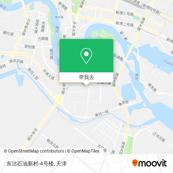 东沽石油新村-4号楼地图