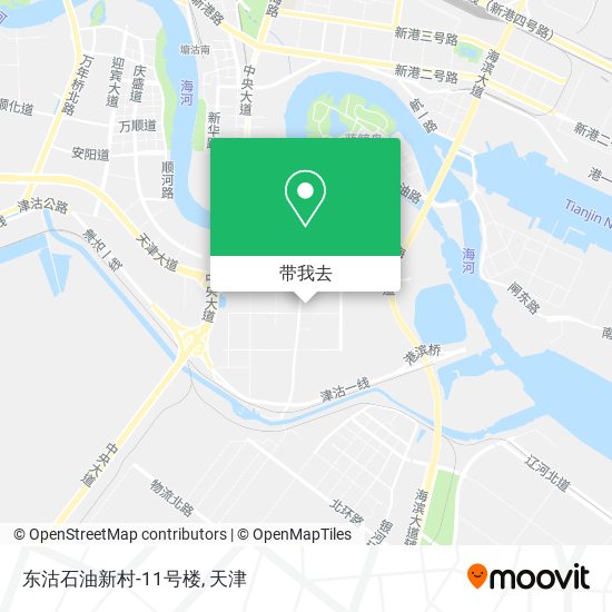 东沽石油新村-11号楼地图