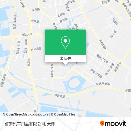 佰安汽车用品有限公司地图