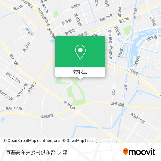 京基高尔夫乡村俱乐部地图