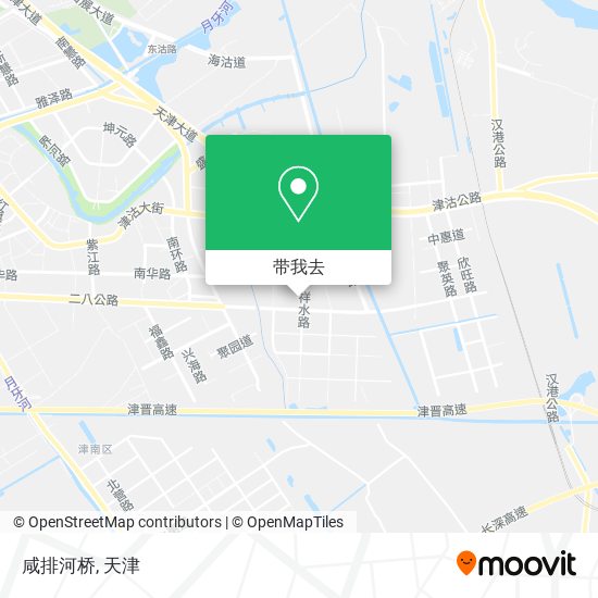 咸排河桥地图