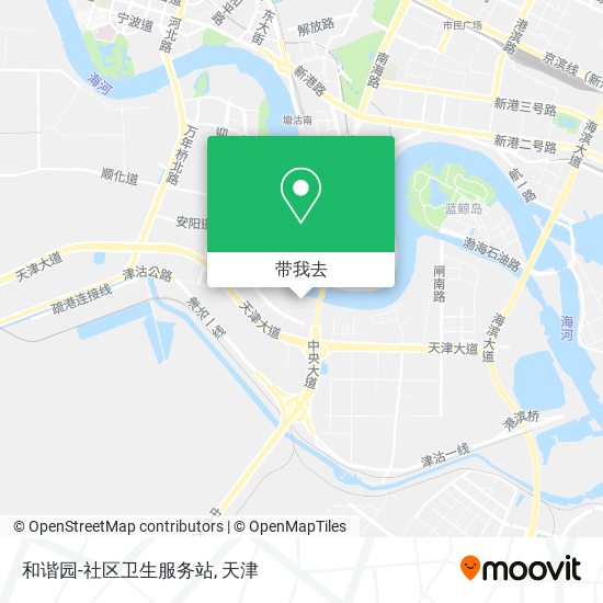 和谐园-社区卫生服务站地图