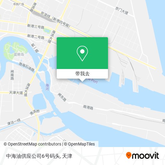 中海油供应公司6号码头地图