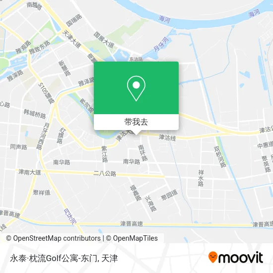 永泰·枕流Golf公寓-东门地图