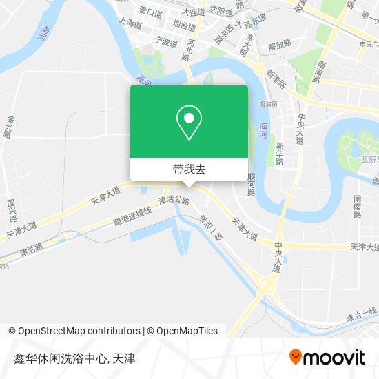鑫华休闲洗浴中心地图