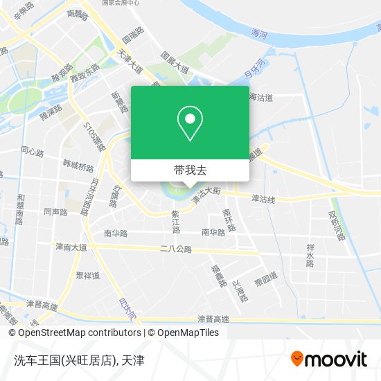 洗车王国(兴旺居店)地图