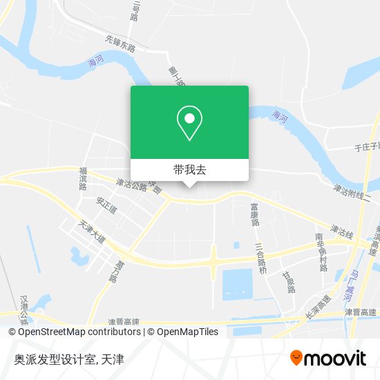奥派发型设计室地图