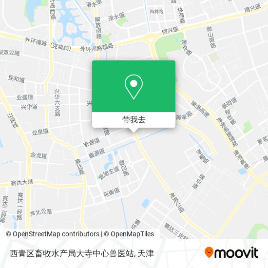 西青区畜牧水产局大寺中心兽医站地图