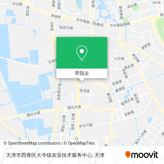 天津市西青区大寺镇农业技术服务中心地图