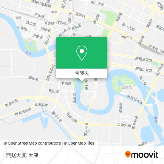燕赵大厦地图