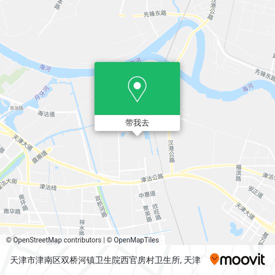 天津市津南区双桥河镇卫生院西官房村卫生所地图