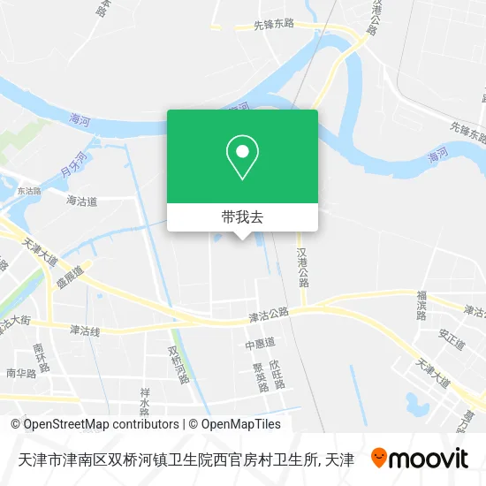 天津市津南区双桥河镇卫生院西官房村卫生所地图