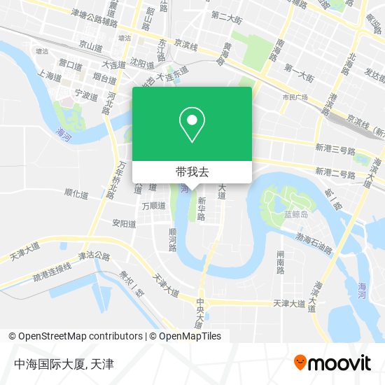 中海国际大厦地图