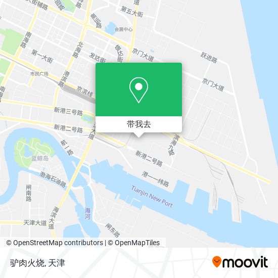 驴肉火烧地图