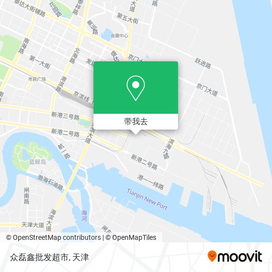 众磊鑫批发超市地图