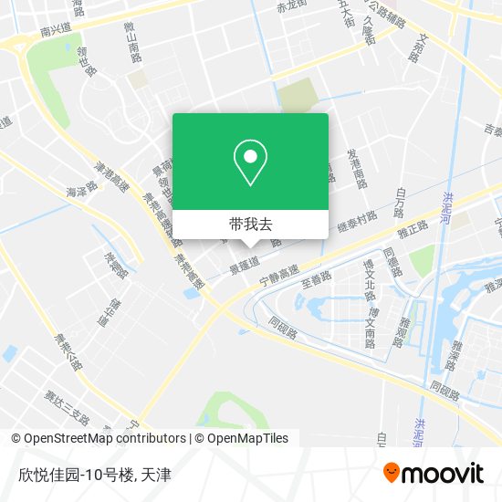 欣悦佳园-10号楼地图