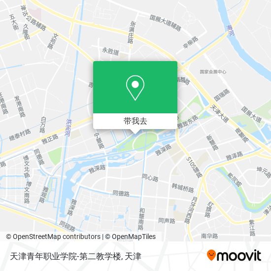 天津青年职业学院-第二教学楼地图