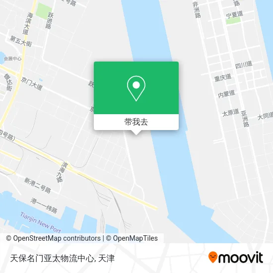 天保名门亚太物流中心地图