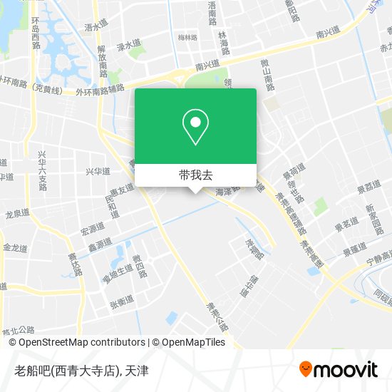 老船吧(西青大寺店)地图