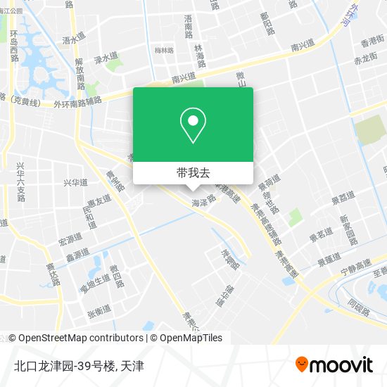 北口龙津园-39号楼地图