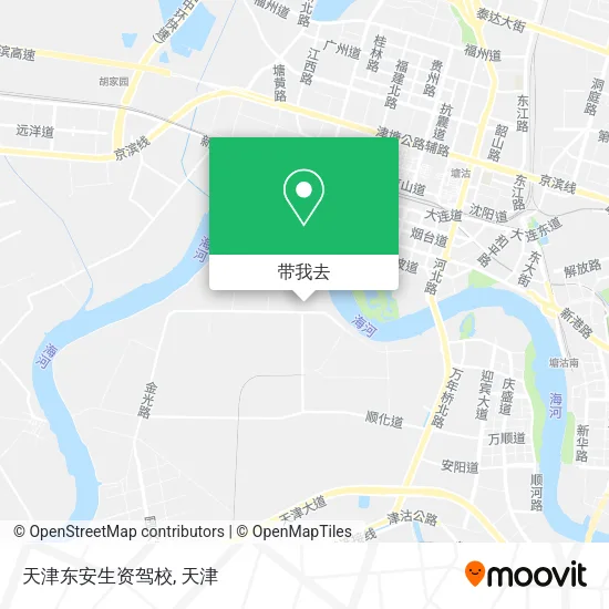天津东安生资驾校地图