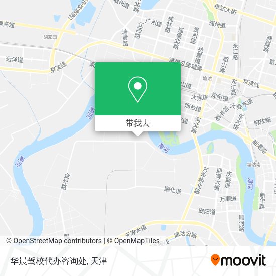华晨驾校代办咨询处地图