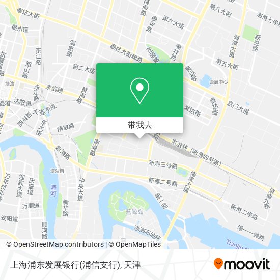 上海浦东发展银行(浦信支行)地图