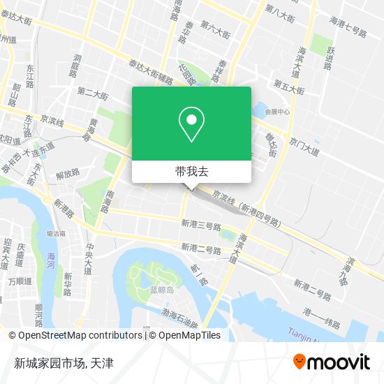 新城家园市场地图