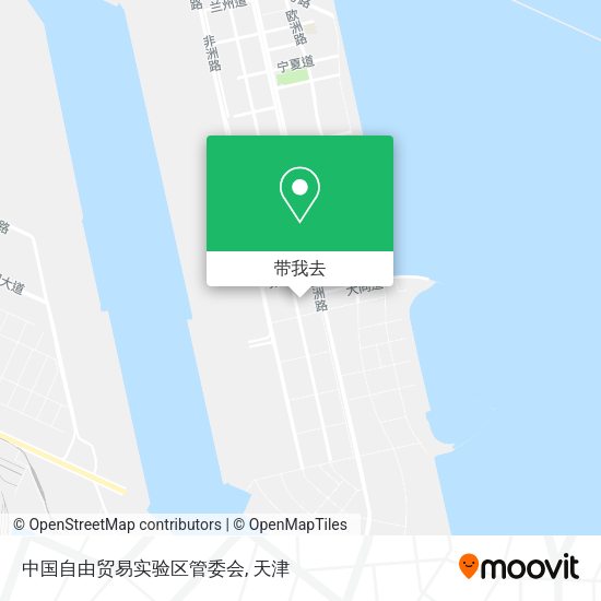 中国自由贸易实验区管委会地图